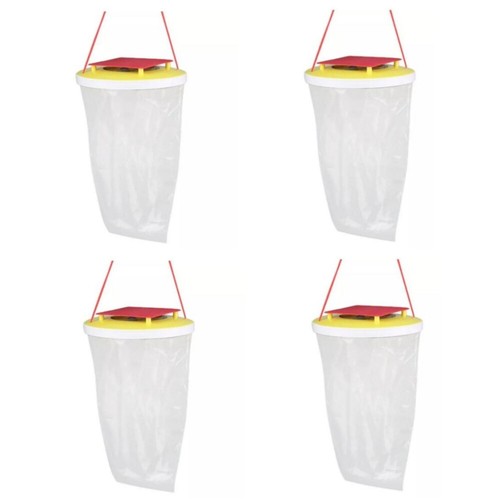 Red top fly trap - top,