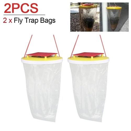 Red top fly trap bag - fly,