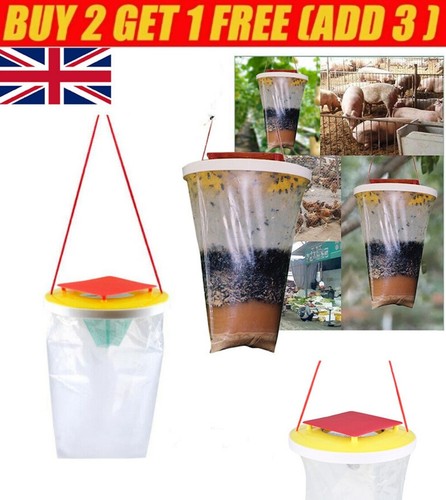 Red top fly trap - top,