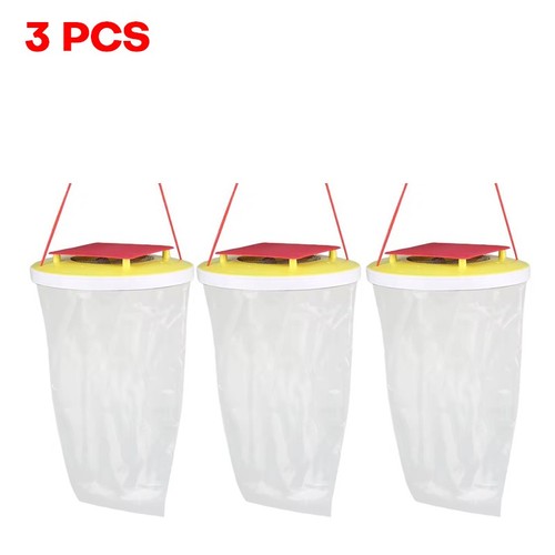 Red top fly trap - red,