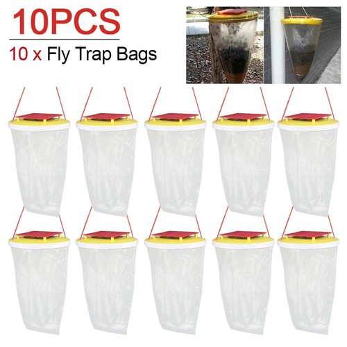 Red top fly trap bag - fly,